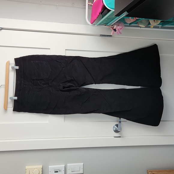 Wide flare high waisted corduroy pants - Picture 5 of 5